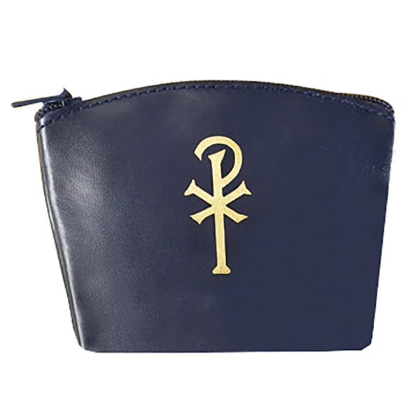 Rosary Case Zippered Navy