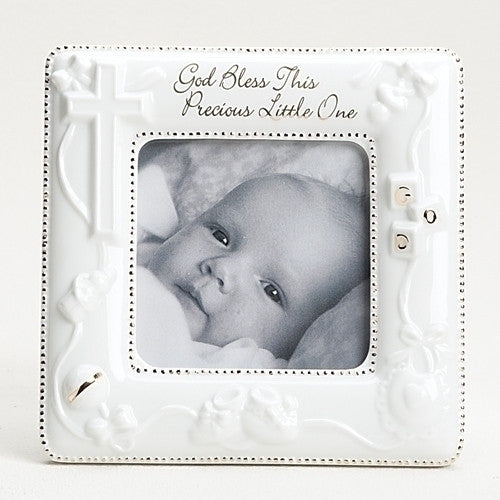 5.75"H God Bless This Precious Little One Picture Frame