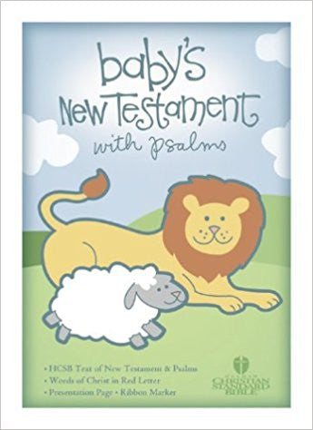 HCSB Baby's New Testament with Psalms, Pink Imitation Leather
