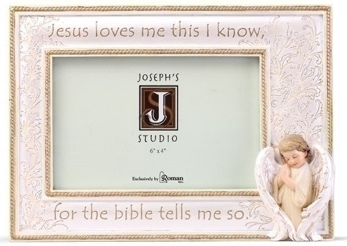 6.25"H Jesus Loves Me Picture Frame
