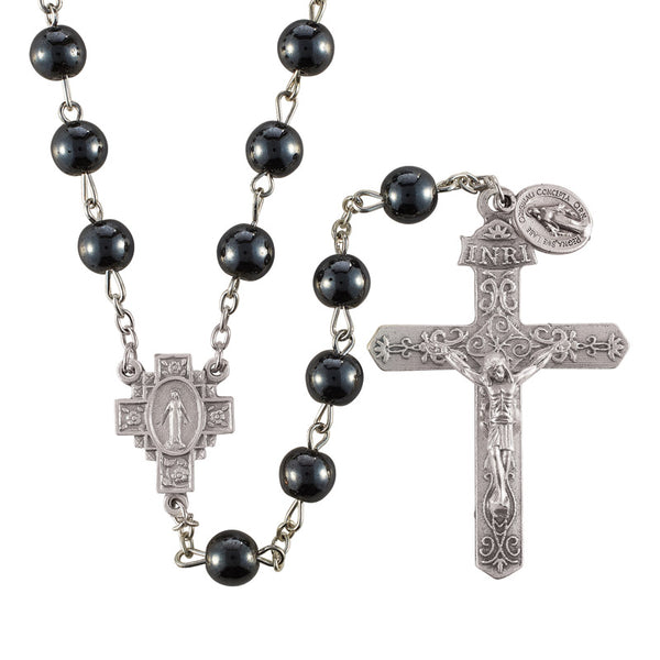 Round Hematite Rosary