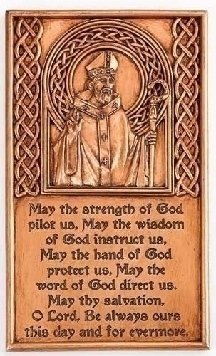 9.5"H St. Patrick Wall Plaque Roman Inc.
