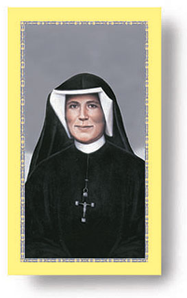 St. Faustina Holy Card Laminate