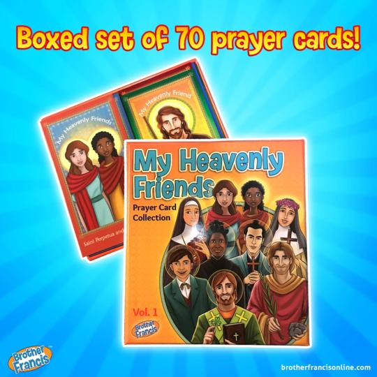 My Heavenly Friends Prayer Card Collection - Set of 70