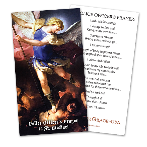 St. Michael Police Officer's Prayer Holy Card