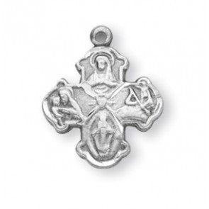 Sterling Silver 4-Way Medal S141013