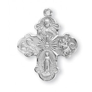 Sterling Silver Four Way Medal S144324