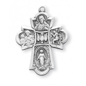 Sterling Silver Four Way Medal S147024