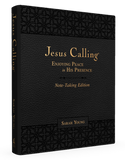 Jesus Calling Note-Taking Edition, Leathersoft, Black, with full Scriptures: Enjoying Peace in His Presence Imitation Leather