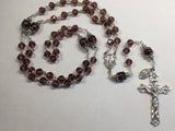 Amethyst Vienna Collection Rosary with Decorative Bead