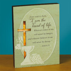 "Bread of Life" LED Sitter Plaque