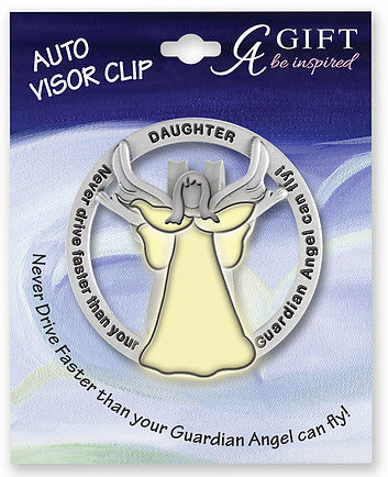 Daughter Angel Glow in the Dark Visor Clip