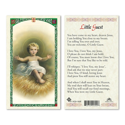 Little Guest Holy Card Laminate