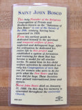 St. John Bosco Laminate Holy Card