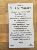 St. John Vianney Laminate Holy Card DISCONTINUED
