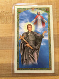 St. Louis de Montfort Laminate Holy Card