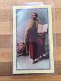 St. Mark the Evangelist Laminate Holy Card