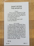 St. Peter the Apostle Laminate Holy Card DISCONTINUED