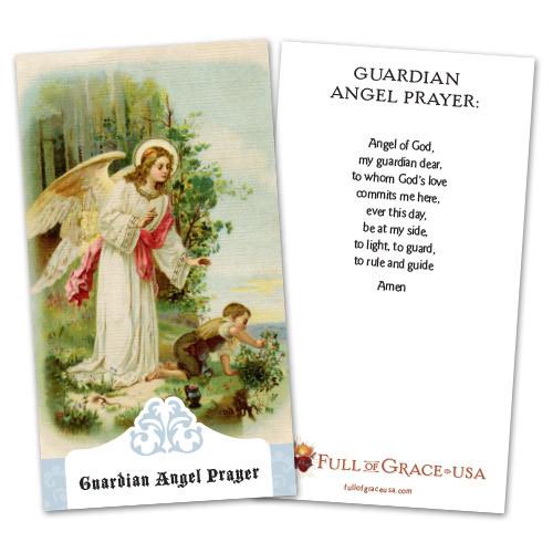 Guardian Angel Holy Cards
