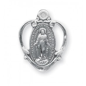 Sterling Silver 3/4" Miraculous Medal