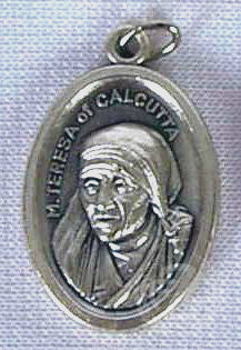 Saint Teresa of Calcutta - 1 inch Pray for Us Medal