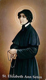 St. Elizabeth Ann Seton Holy Card Laminate DISCONTINUED