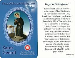 St. Gerard Holy Card with Relic