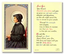 St. Elizabeth Ann Seton Holy Card Laminate
