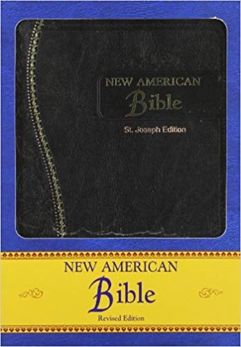Saint Joseph Medium Size Gift Bible-NABRE Imitation Leather Black
