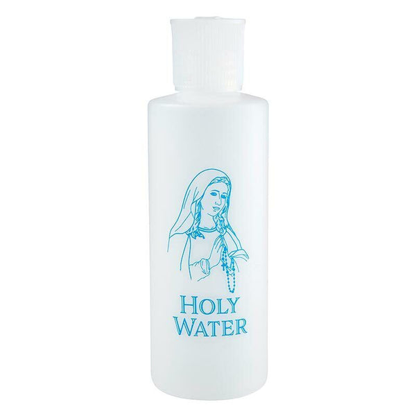 Holy Water Bottle Round 4oz