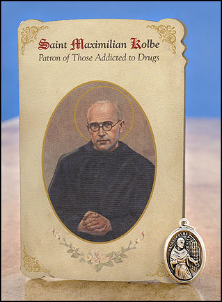 St. Maximillian Kolbe Addiction Healing Medal Set