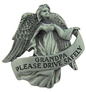 Grandpa Guardian Angel Visor Clip