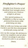 Firefighter's Prayer Holy Card Laminate