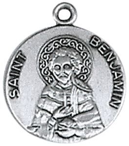 St. Benjamin Pewter Patron Saint Necklace