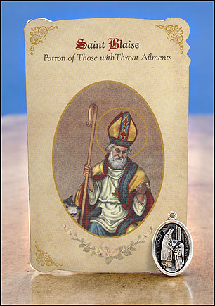 St. Blaise Throat Healing Medal Set